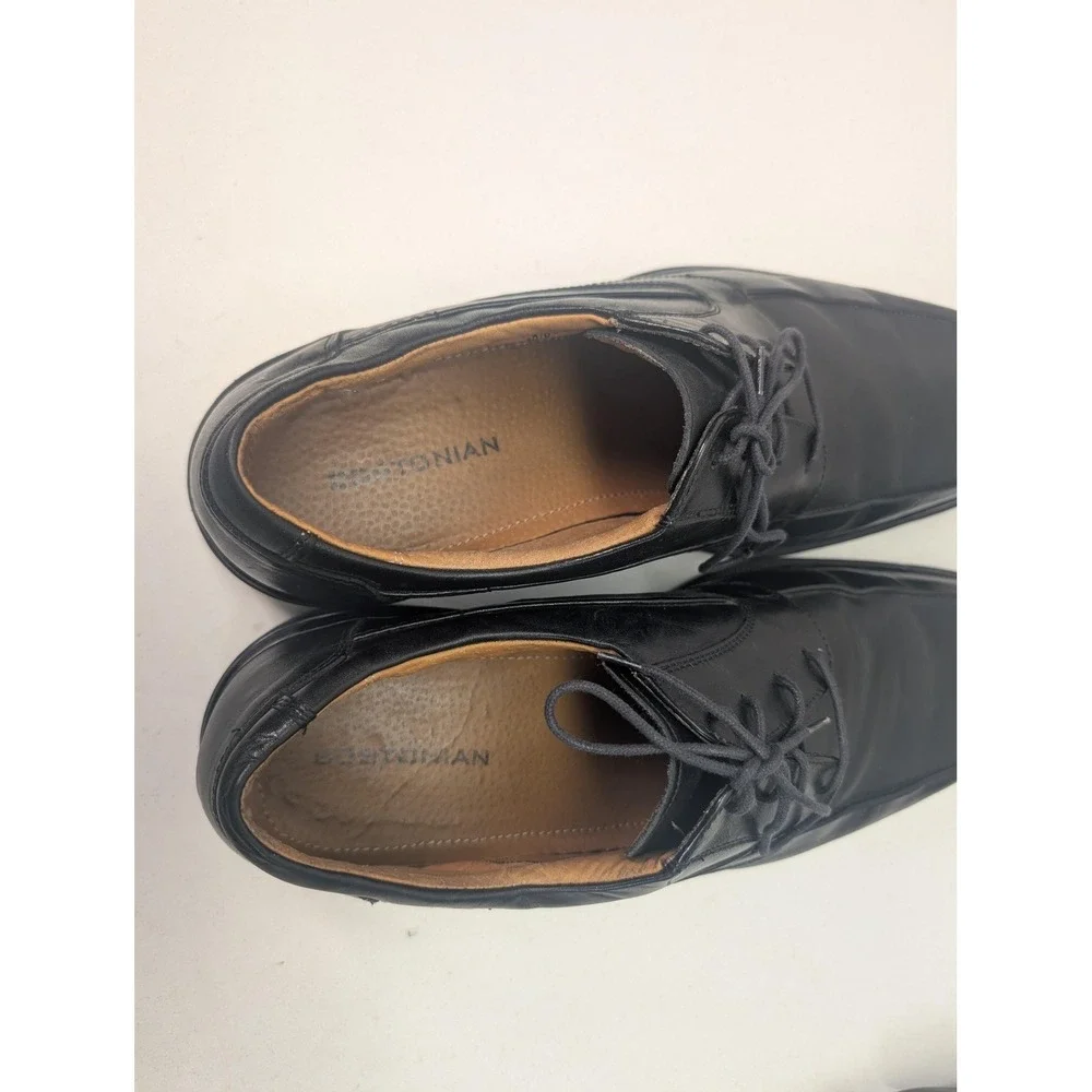 Bostonian Derby‎ Shoes Mens Size 12 Black Leather Square Toe Lace Up Dress